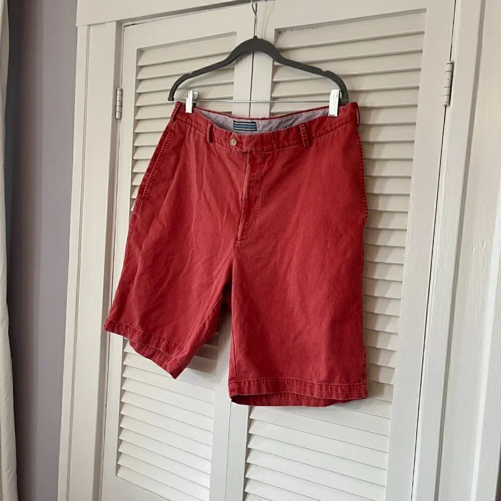 Peter Millar shorts coral 36 men 9 inch inseam